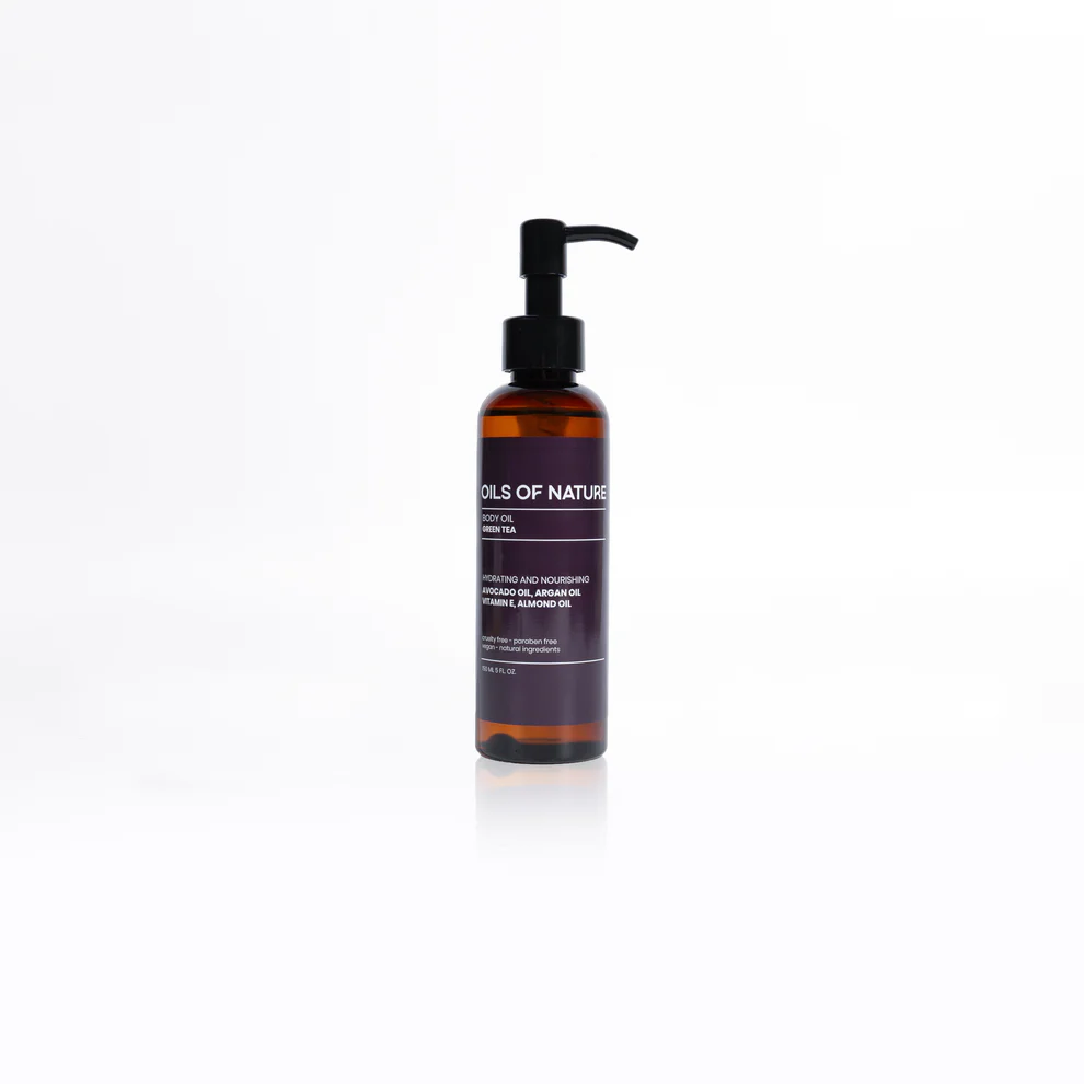 B_O_Green_Tea_-1_0012_IMG_8511 (1) Green Tea Body Oil 150 ml - Image 1